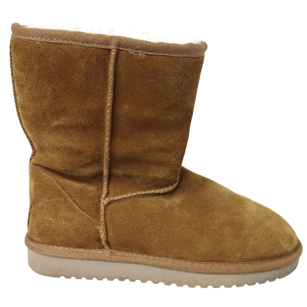 Koolaburra by UGG Women's Brown Suede Sheepskin Lined Boots Style 1017090 Size 7